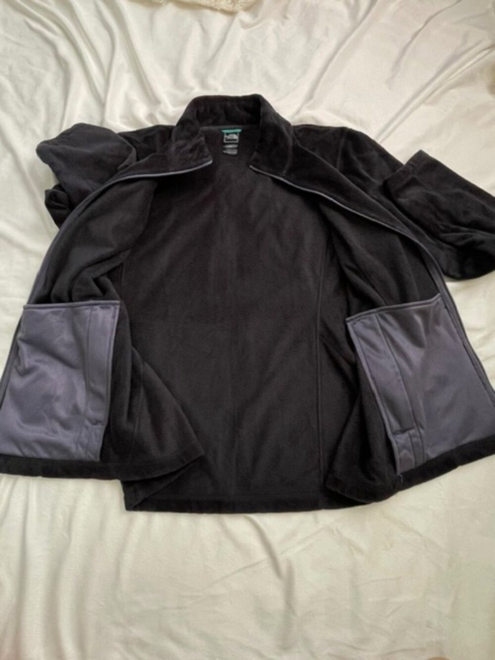 The North Face Women's Ositos Full-Zip Fleece Jacket, Black, Size XL - Picture 6 of 9
